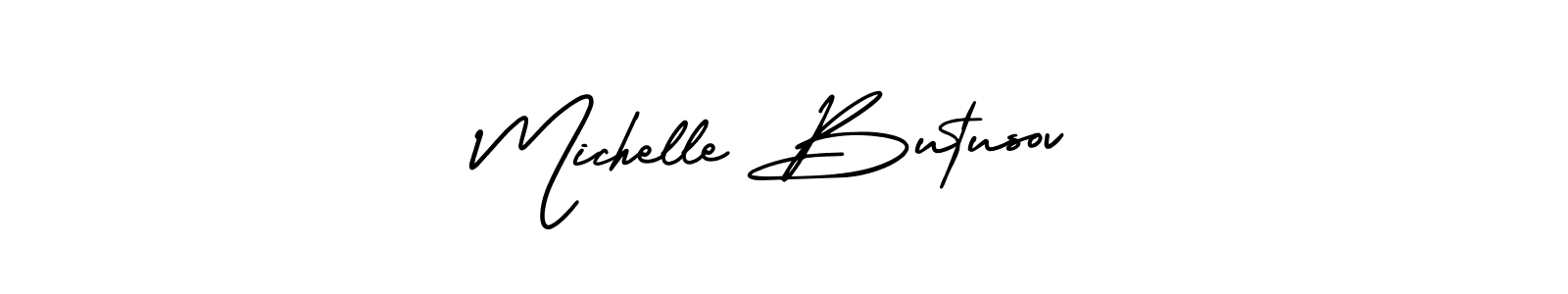 Once you've used our free online signature maker to create your best signature AmerikaSignatureDemo-Regular style, it's time to enjoy all of the benefits that Michelle Butusov name signing documents. Michelle Butusov signature style 3 images and pictures png