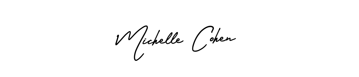 Use a signature maker to create a handwritten signature online. With this signature software, you can design (AmerikaSignatureDemo-Regular) your own signature for name Michelle Cohen. Michelle Cohen signature style 3 images and pictures png