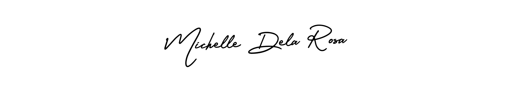 Use a signature maker to create a handwritten signature online. With this signature software, you can design (AmerikaSignatureDemo-Regular) your own signature for name Michelle Dela Rosa. Michelle Dela Rosa signature style 3 images and pictures png