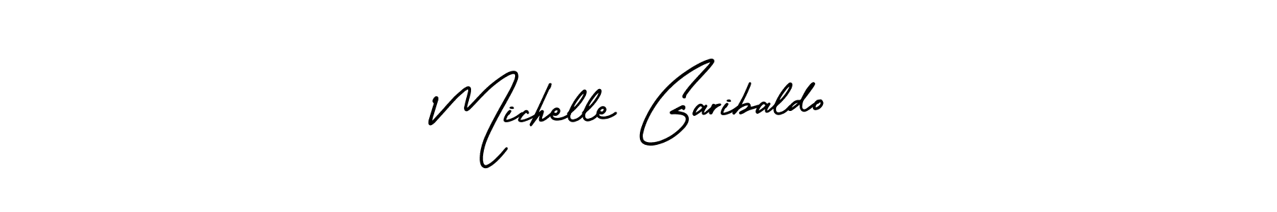 How to make Michelle Garibaldo name signature. Use AmerikaSignatureDemo-Regular style for creating short signs online. This is the latest handwritten sign. Michelle Garibaldo signature style 3 images and pictures png