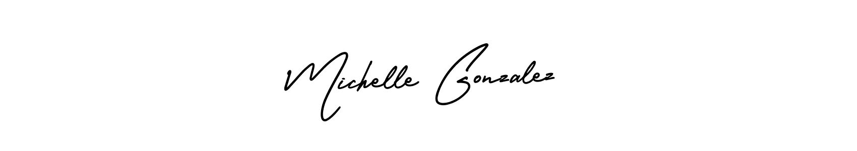 if you are searching for the best signature style for your name Michelle Gonzalez. so please give up your signature search. here we have designed multiple signature styles  using AmerikaSignatureDemo-Regular. Michelle Gonzalez signature style 3 images and pictures png