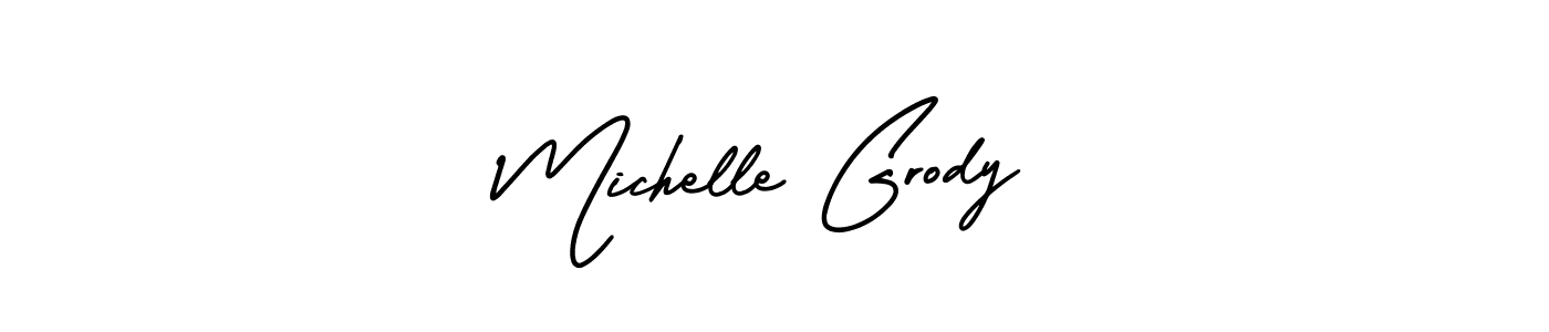 Also we have Michelle Grody name is the best signature style. Create professional handwritten signature collection using AmerikaSignatureDemo-Regular autograph style. Michelle Grody signature style 3 images and pictures png