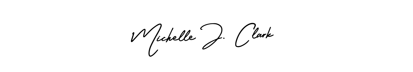 Similarly AmerikaSignatureDemo-Regular is the best handwritten signature design. Signature creator online .You can use it as an online autograph creator for name Michelle J. Clark. Michelle J. Clark signature style 3 images and pictures png