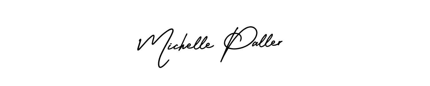 Also we have Michelle Paller name is the best signature style. Create professional handwritten signature collection using AmerikaSignatureDemo-Regular autograph style. Michelle Paller signature style 3 images and pictures png