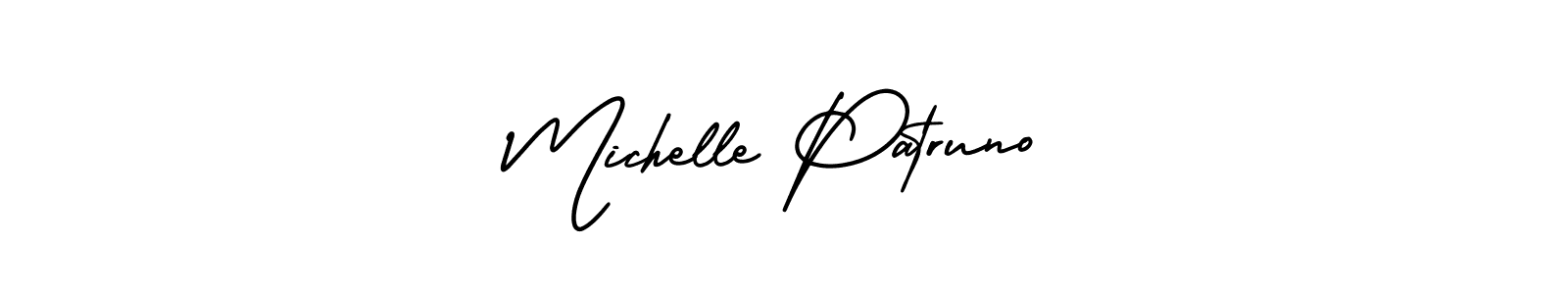Michelle Patruno stylish signature style. Best Handwritten Sign (AmerikaSignatureDemo-Regular) for my name. Handwritten Signature Collection Ideas for my name Michelle Patruno. Michelle Patruno signature style 3 images and pictures png