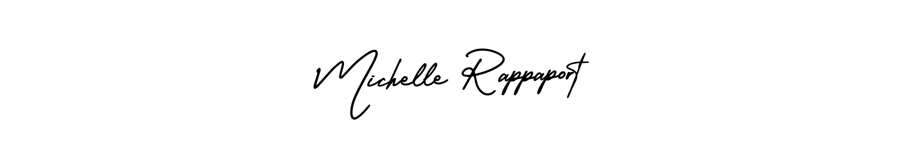 Michelle Rappaport stylish signature style. Best Handwritten Sign (AmerikaSignatureDemo-Regular) for my name. Handwritten Signature Collection Ideas for my name Michelle Rappaport. Michelle Rappaport signature style 3 images and pictures png