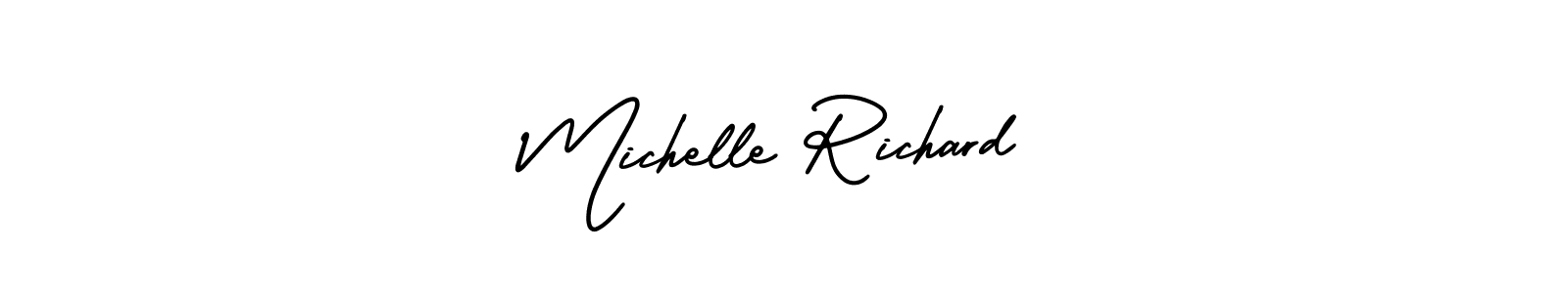 This is the best signature style for the Michelle Richard name. Also you like these signature font (AmerikaSignatureDemo-Regular). Mix name signature. Michelle Richard signature style 3 images and pictures png