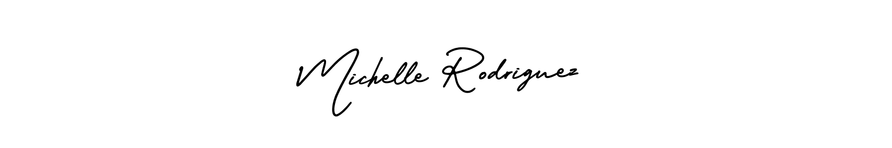 You should practise on your own different ways (AmerikaSignatureDemo-Regular) to write your name (Michelle Rodriguez) in signature. don't let someone else do it for you. Michelle Rodriguez signature style 3 images and pictures png