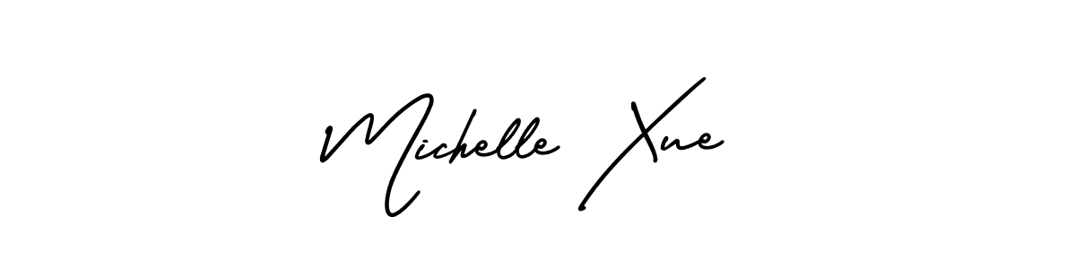 Make a beautiful signature design for name Michelle Xue. With this signature (AmerikaSignatureDemo-Regular) style, you can create a handwritten signature for free. Michelle Xue signature style 3 images and pictures png