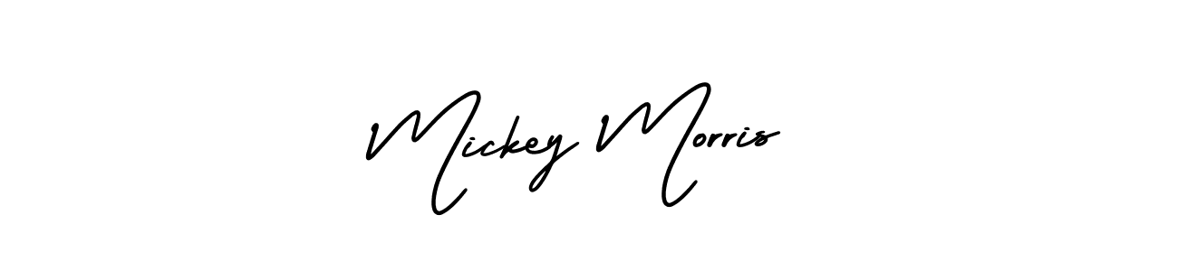 Best and Professional Signature Style for Mickey Morris. AmerikaSignatureDemo-Regular Best Signature Style Collection. Mickey Morris signature style 3 images and pictures png