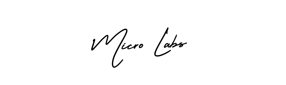 Also we have Micro Labs name is the best signature style. Create professional handwritten signature collection using AmerikaSignatureDemo-Regular autograph style. Micro Labs signature style 3 images and pictures png