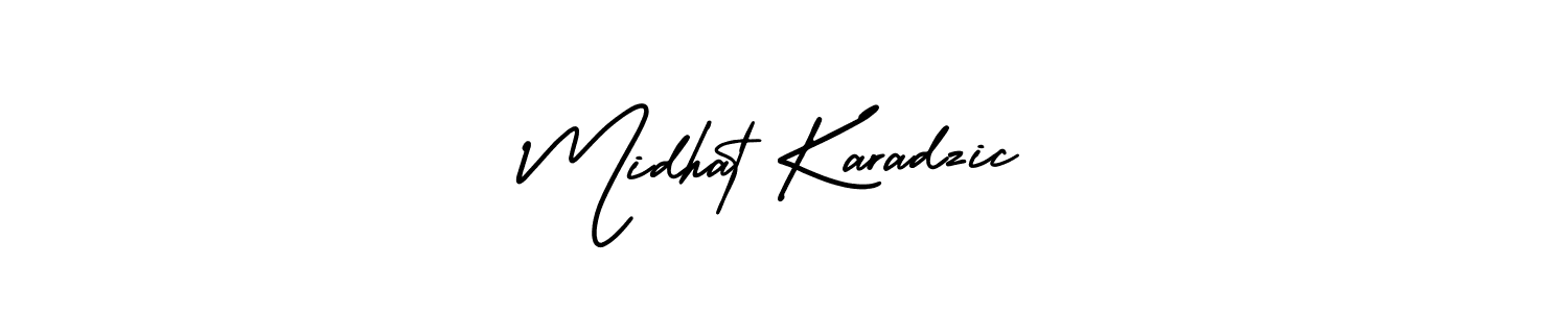 Also we have Midhat Karadzic name is the best signature style. Create professional handwritten signature collection using AmerikaSignatureDemo-Regular autograph style. Midhat Karadzic signature style 3 images and pictures png