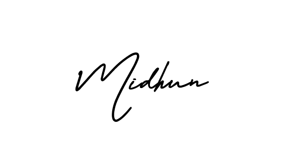 Make a beautiful signature design for name Midhun. Use this online signature maker to create a handwritten signature for free. Midhun signature style 3 images and pictures png