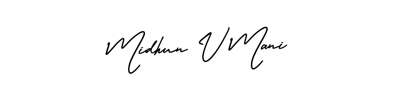 Once you've used our free online signature maker to create your best signature AmerikaSignatureDemo-Regular style, it's time to enjoy all of the benefits that Midhun V Mani name signing documents. Midhun V Mani signature style 3 images and pictures png