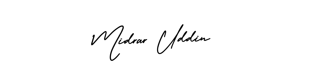 You can use this online signature creator to create a handwritten signature for the name Midrar Uddin. This is the best online autograph maker. Midrar Uddin signature style 3 images and pictures png