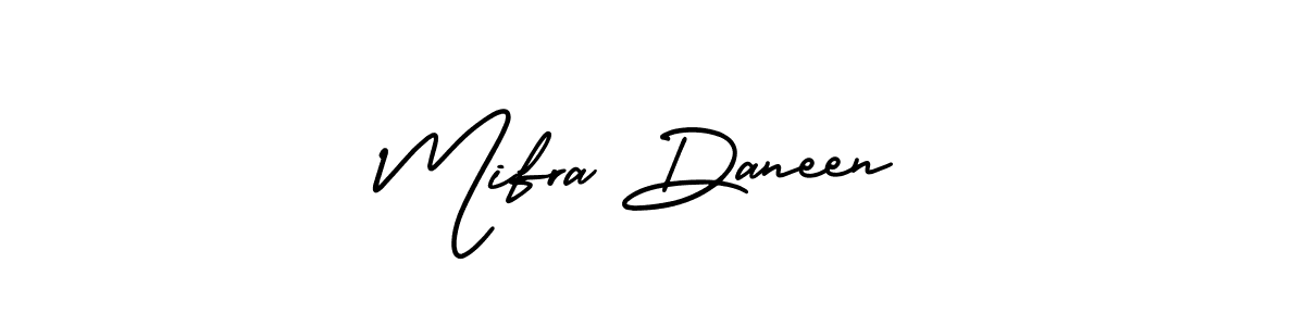 Best and Professional Signature Style for Mifra Daneen. AmerikaSignatureDemo-Regular Best Signature Style Collection. Mifra Daneen signature style 3 images and pictures png