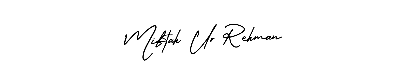 Similarly AmerikaSignatureDemo-Regular is the best handwritten signature design. Signature creator online .You can use it as an online autograph creator for name Miftah Ur Rehman. Miftah Ur Rehman signature style 3 images and pictures png