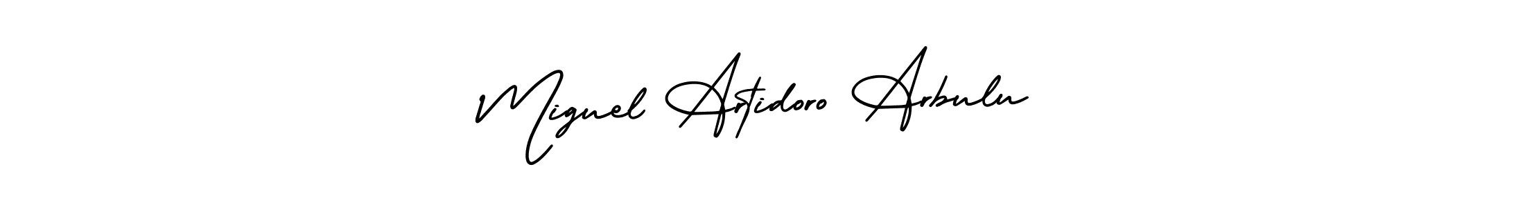 Also we have Miguel Artidoro Arbulu name is the best signature style. Create professional handwritten signature collection using AmerikaSignatureDemo-Regular autograph style. Miguel Artidoro Arbulu signature style 3 images and pictures png