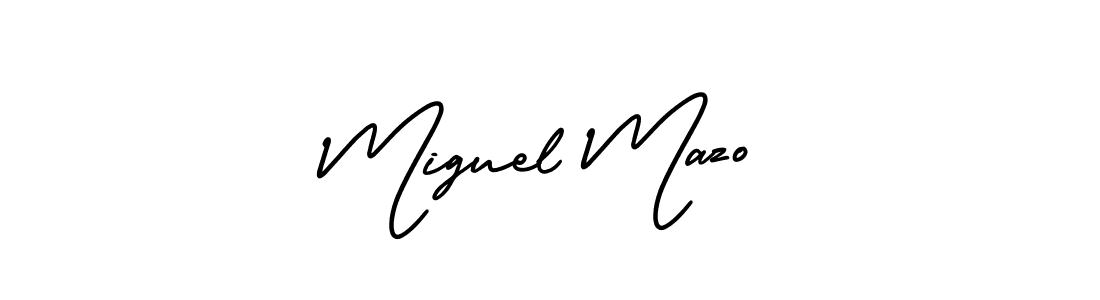 Once you've used our free online signature maker to create your best signature AmerikaSignatureDemo-Regular style, it's time to enjoy all of the benefits that Miguel Mazo name signing documents. Miguel Mazo signature style 3 images and pictures png