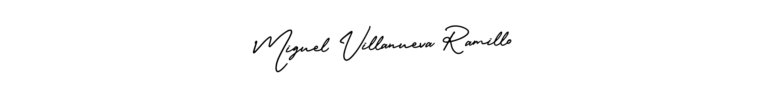 You can use this online signature creator to create a handwritten signature for the name Miguel Villanueva Ramillo. This is the best online autograph maker. Miguel Villanueva Ramillo signature style 3 images and pictures png