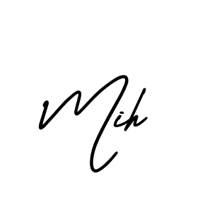 Make a beautiful signature design for name Mih. Use this online signature maker to create a handwritten signature for free. Mih signature style 3 images and pictures png