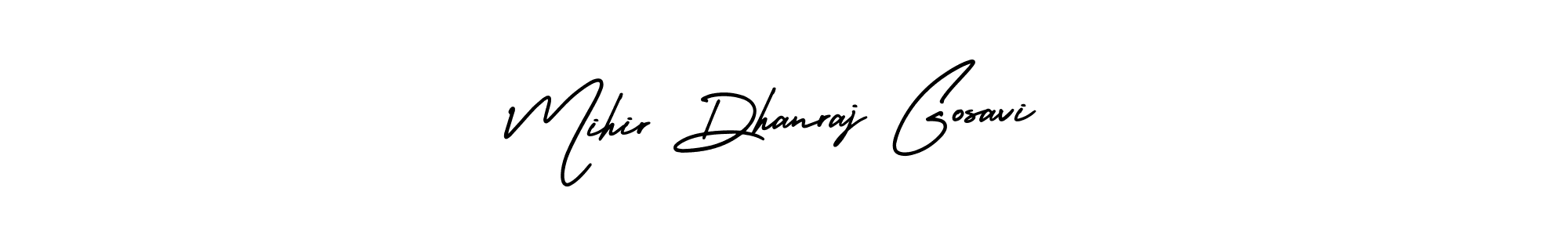 Similarly AmerikaSignatureDemo-Regular is the best handwritten signature design. Signature creator online .You can use it as an online autograph creator for name Mihir Dhanraj Gosavi. Mihir Dhanraj Gosavi signature style 3 images and pictures png