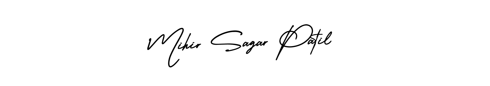 Use a signature maker to create a handwritten signature online. With this signature software, you can design (AmerikaSignatureDemo-Regular) your own signature for name Mihir Sagar Patil. Mihir Sagar Patil signature style 3 images and pictures png