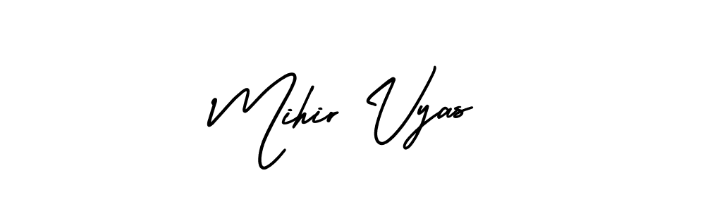 Similarly AmerikaSignatureDemo-Regular is the best handwritten signature design. Signature creator online .You can use it as an online autograph creator for name Mihir Vyas. Mihir Vyas signature style 3 images and pictures png