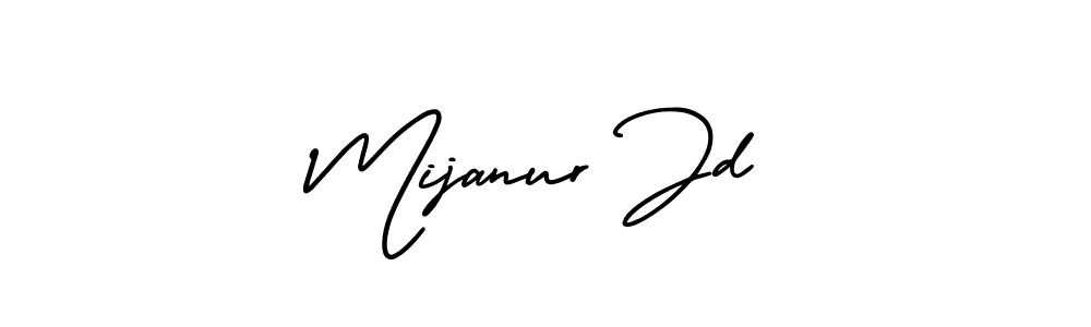 Make a beautiful signature design for name Mijanur Jd. With this signature (AmerikaSignatureDemo-Regular) style, you can create a handwritten signature for free. Mijanur Jd signature style 3 images and pictures png
