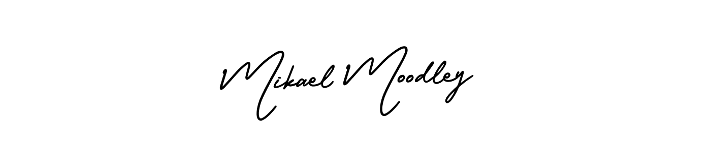 How to make Mikael Moodley signature? AmerikaSignatureDemo-Regular is a professional autograph style. Create handwritten signature for Mikael Moodley name. Mikael Moodley signature style 3 images and pictures png