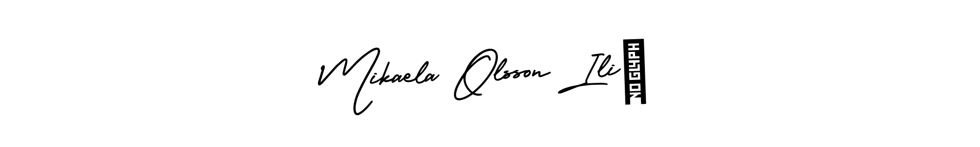 Make a beautiful signature design for name Mikaela Olsson Ilić. Use this online signature maker to create a handwritten signature for free. Mikaela Olsson Ilić signature style 3 images and pictures png