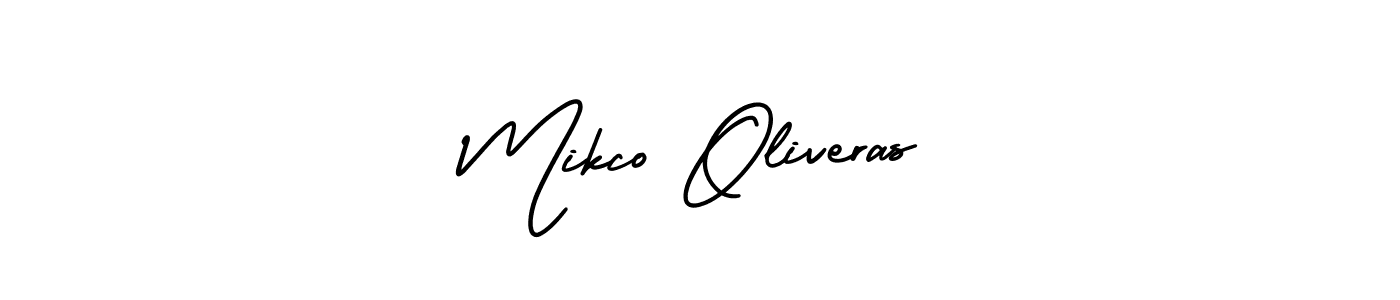 Make a short Mikco Oliveras signature style. Manage your documents anywhere anytime using AmerikaSignatureDemo-Regular. Create and add eSignatures, submit forms, share and send files easily. Mikco Oliveras signature style 3 images and pictures png