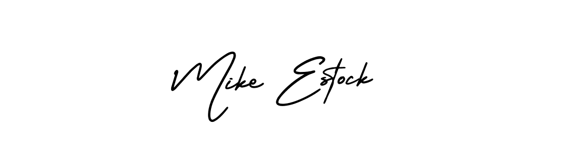 How to make Mike Estock signature? AmerikaSignatureDemo-Regular is a professional autograph style. Create handwritten signature for Mike Estock name. Mike Estock signature style 3 images and pictures png