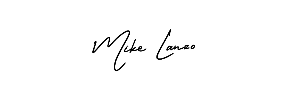 Best and Professional Signature Style for Mike Lanzo. AmerikaSignatureDemo-Regular Best Signature Style Collection. Mike Lanzo signature style 3 images and pictures png