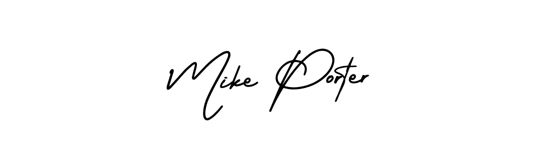 Design your own signature with our free online signature maker. With this signature software, you can create a handwritten (AmerikaSignatureDemo-Regular) signature for name Mike Porter. Mike Porter signature style 3 images and pictures png