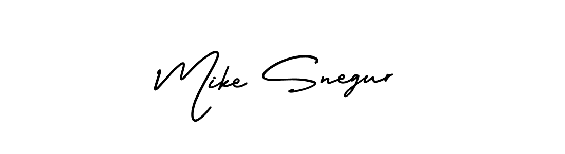It looks lik you need a new signature style for name Mike Snegur. Design unique handwritten (AmerikaSignatureDemo-Regular) signature with our free signature maker in just a few clicks. Mike Snegur signature style 3 images and pictures png