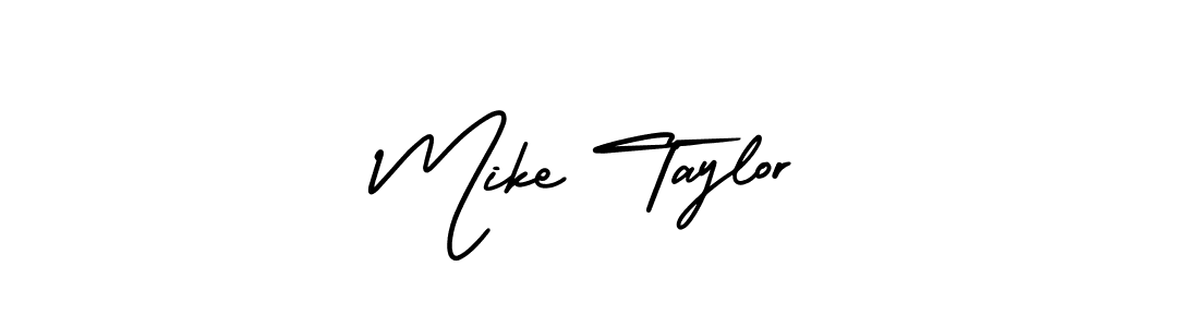 You should practise on your own different ways (AmerikaSignatureDemo-Regular) to write your name (Mike Taylor) in signature. don't let someone else do it for you. Mike Taylor signature style 3 images and pictures png