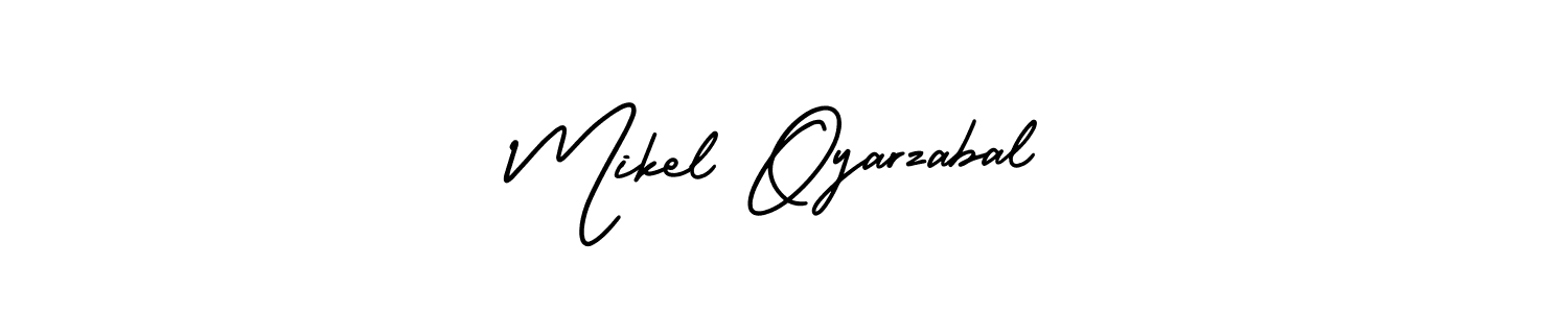 This is the best signature style for the Mikel Oyarzabal name. Also you like these signature font (AmerikaSignatureDemo-Regular). Mix name signature. Mikel Oyarzabal signature style 3 images and pictures png