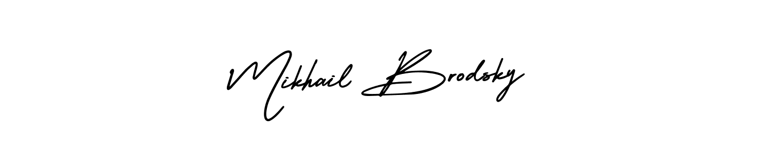 Make a beautiful signature design for name Mikhail Brodsky. Use this online signature maker to create a handwritten signature for free. Mikhail Brodsky signature style 3 images and pictures png