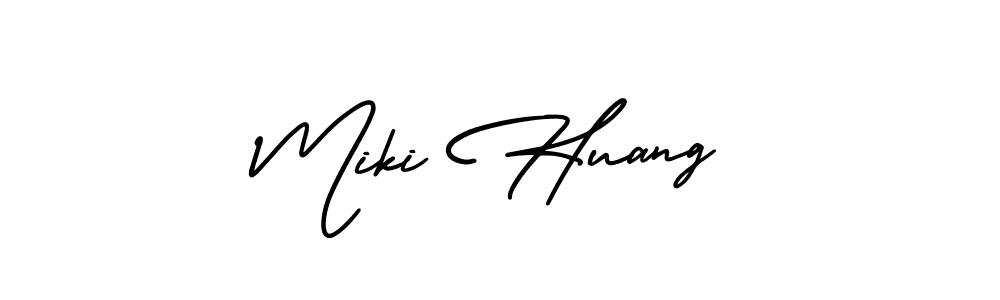 if you are searching for the best signature style for your name Miki Huang. so please give up your signature search. here we have designed multiple signature styles  using AmerikaSignatureDemo-Regular. Miki Huang signature style 3 images and pictures png