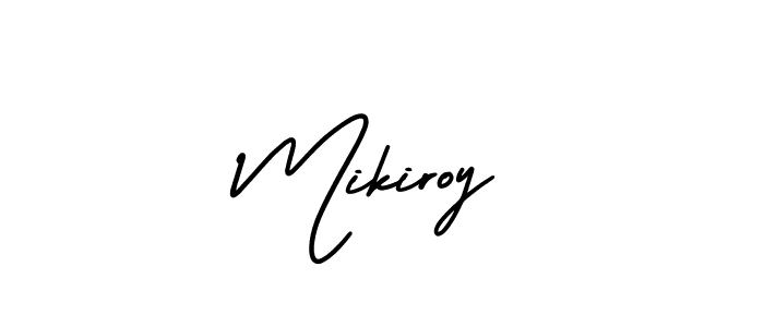 Check out images of Autograph of Mikiroy name. Actor Mikiroy Signature Style. AmerikaSignatureDemo-Regular is a professional sign style online. Mikiroy signature style 3 images and pictures png