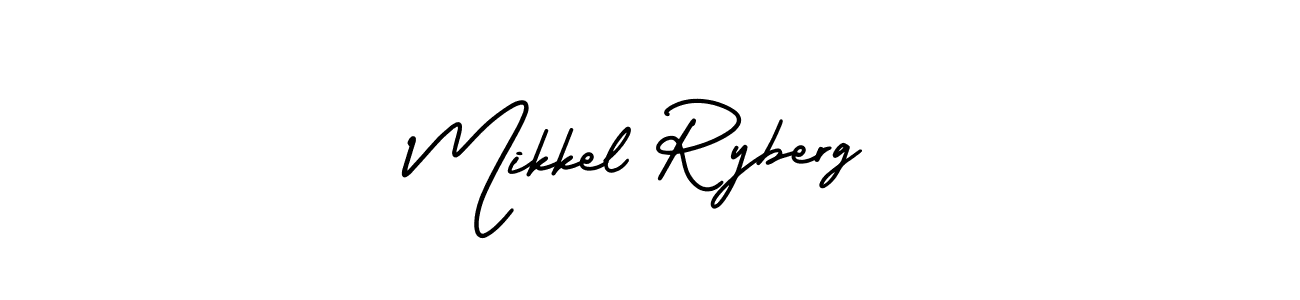 How to make Mikkel Ryberg signature? AmerikaSignatureDemo-Regular is a professional autograph style. Create handwritten signature for Mikkel Ryberg name. Mikkel Ryberg signature style 3 images and pictures png