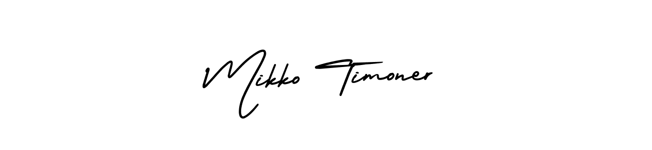 Similarly AmerikaSignatureDemo-Regular is the best handwritten signature design. Signature creator online .You can use it as an online autograph creator for name Mikko Timoner. Mikko Timoner signature style 3 images and pictures png