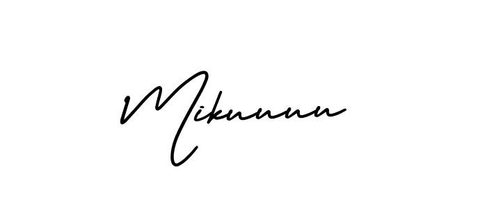 Make a beautiful signature design for name Mikuuuu. Use this online signature maker to create a handwritten signature for free. Mikuuuu signature style 3 images and pictures png