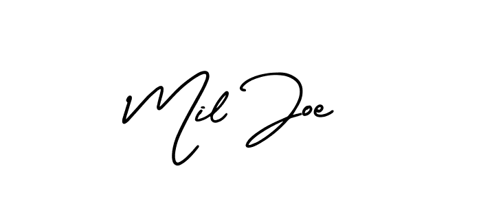 Make a short Mil Joe signature style. Manage your documents anywhere anytime using AmerikaSignatureDemo-Regular. Create and add eSignatures, submit forms, share and send files easily. Mil Joe signature style 3 images and pictures png