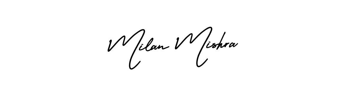 Check out images of Autograph of Milan Mishra name. Actor Milan Mishra Signature Style. AmerikaSignatureDemo-Regular is a professional sign style online. Milan Mishra signature style 3 images and pictures png