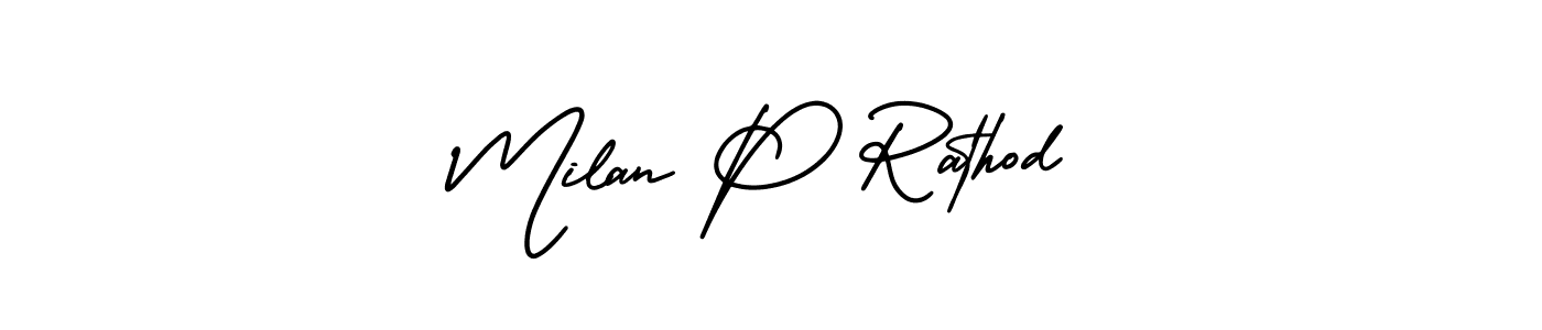 You can use this online signature creator to create a handwritten signature for the name Milan P Rathod. This is the best online autograph maker. Milan P Rathod signature style 3 images and pictures png