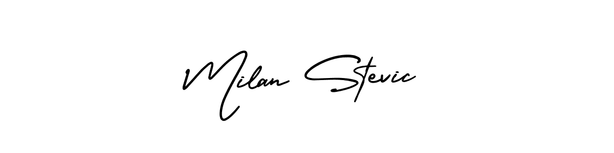 Check out images of Autograph of Milan Stevic name. Actor Milan Stevic Signature Style. AmerikaSignatureDemo-Regular is a professional sign style online. Milan Stevic signature style 3 images and pictures png