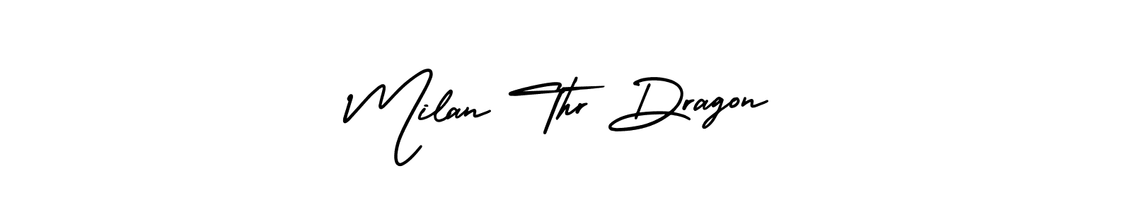Check out images of Autograph of Milan Thr Dragon name. Actor Milan Thr Dragon Signature Style. AmerikaSignatureDemo-Regular is a professional sign style online. Milan Thr Dragon signature style 3 images and pictures png