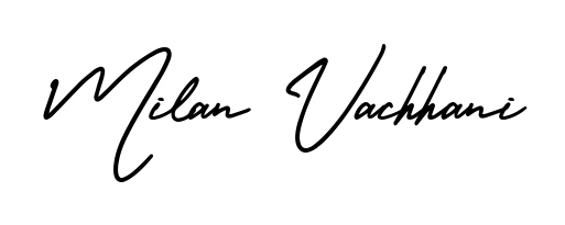 This is the best signature style for the Milan Vachhani name. Also you like these signature font (AmerikaSignatureDemo-Regular). Mix name signature. Milan Vachhani signature style 3 images and pictures png